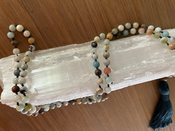 Amazonite Mala