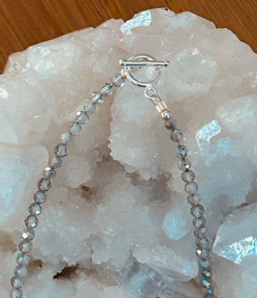 Labradorite & Fresh Water Pearl Necklace