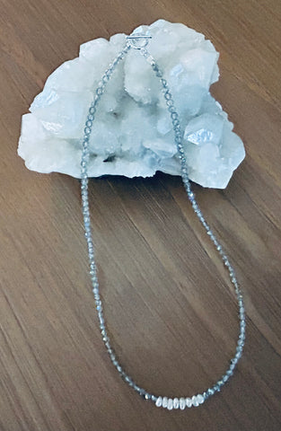 Labradorite & Fresh Water Pearl Necklace