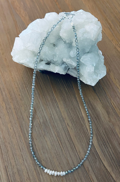 Labradorite & Fresh Water Pearl Necklace