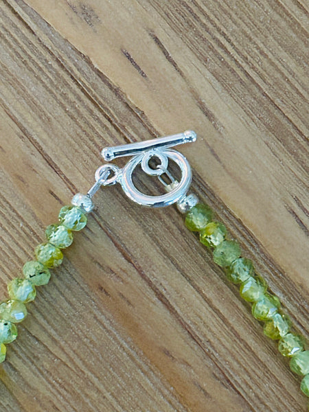 Peridot & Fresh Water Pearl Necklace