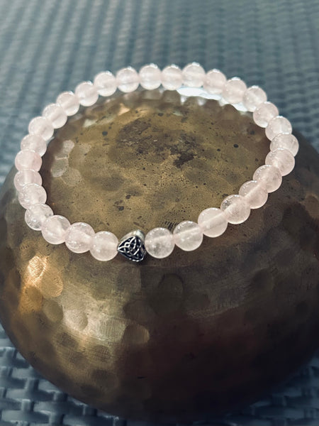 Rose Quartz Stretch Bracelet
