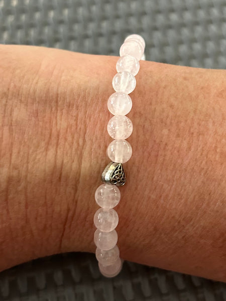 Rose Quartz Stretch Bracelet