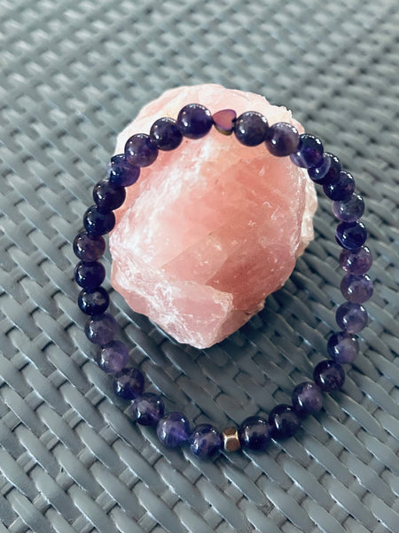 Amethyst Stretch Bracelet
