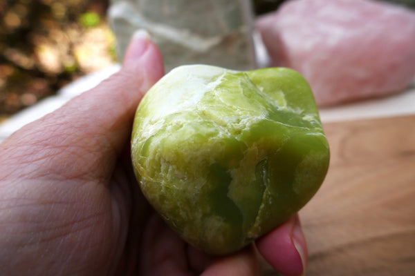 Healerite | Noble Serpentine Palm Stone