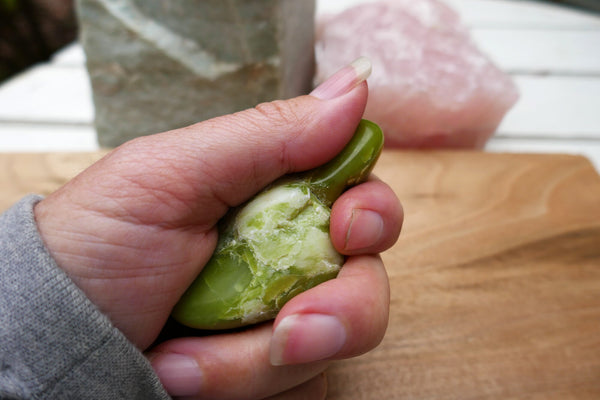 Healerite | Noble Serpentine Palm Stone