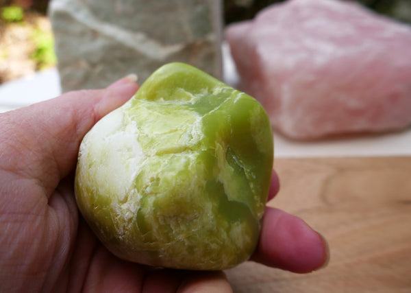 Healerite | Noble Serpentine Palm Stone